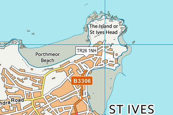 TR26 1NH map - OS VectorMap District (Ordnance Survey)