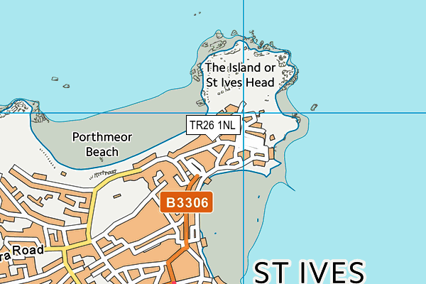 TR26 1NL map - OS VectorMap District (Ordnance Survey)