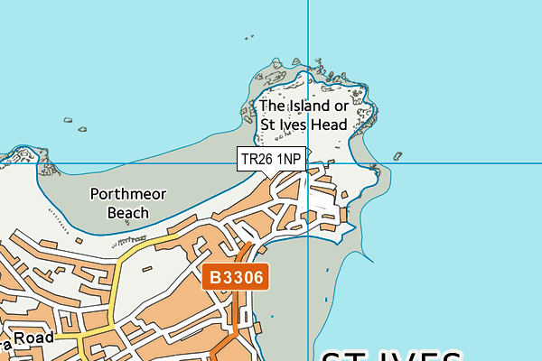 TR26 1NP map - OS VectorMap District (Ordnance Survey)