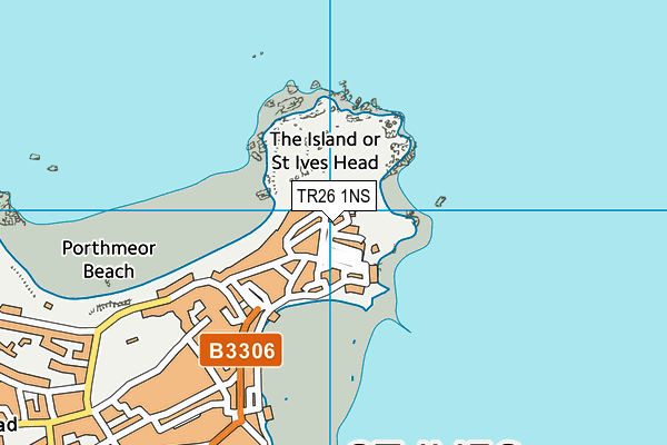 TR26 1NS map - OS VectorMap District (Ordnance Survey)