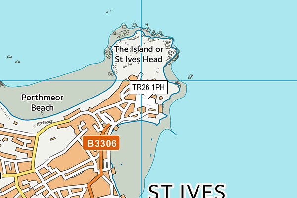 TR26 1PH map - OS VectorMap District (Ordnance Survey)