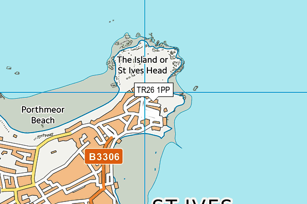TR26 1PP map - OS VectorMap District (Ordnance Survey)
