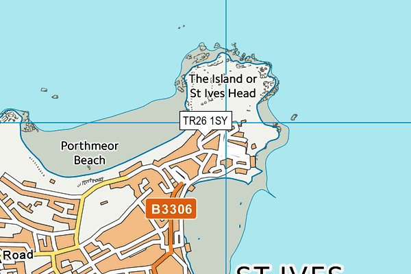 TR26 1SY map - OS VectorMap District (Ordnance Survey)