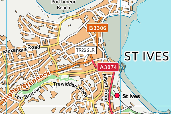 Map of IVES 262 LIMITED at district scale