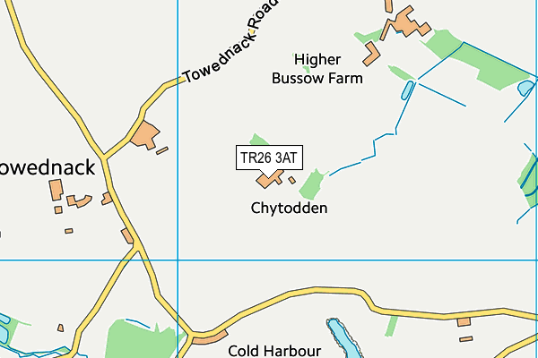 TR26 3AT map - OS VectorMap District (Ordnance Survey)