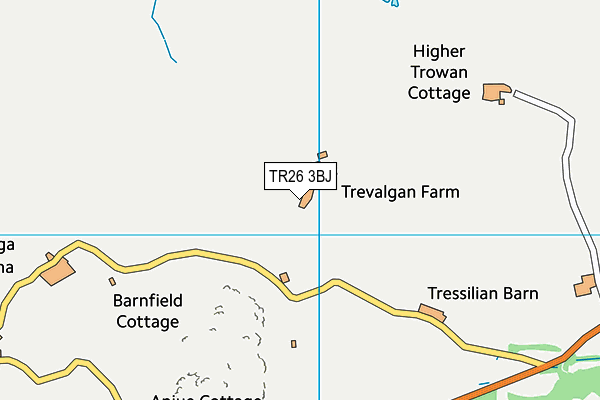 TR26 3BJ map - OS VectorMap District (Ordnance Survey)