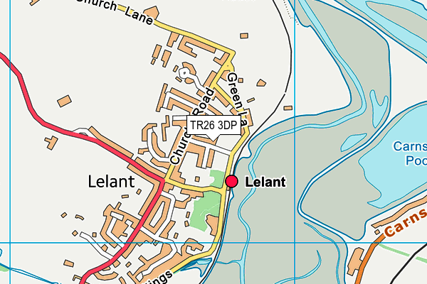 TR26 3DP map - OS VectorMap District (Ordnance Survey)