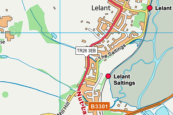 TR26 3EB map - OS VectorMap District (Ordnance Survey)
