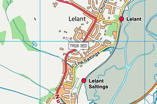 TR26 3ED map - OS VectorMap District (Ordnance Survey)