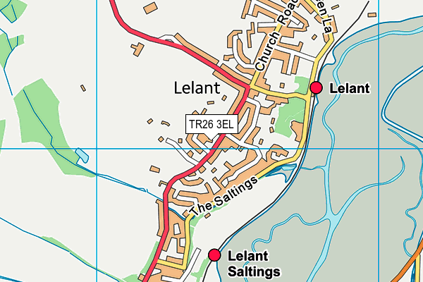 TR26 3EL map - OS VectorMap District (Ordnance Survey)