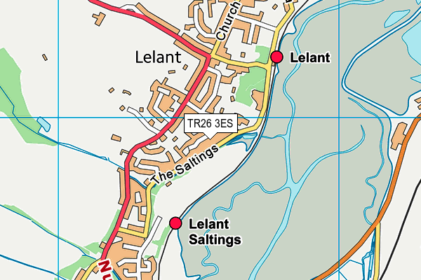 TR26 3ES map - OS VectorMap District (Ordnance Survey)