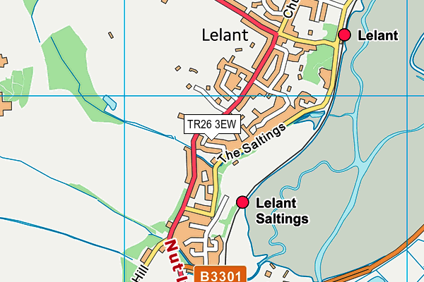 TR26 3EW map - OS VectorMap District (Ordnance Survey)