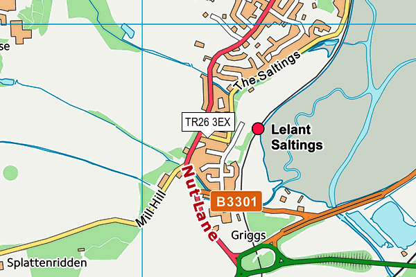 TR26 3EX map - OS VectorMap District (Ordnance Survey)