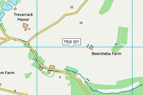 TR26 3EY map - OS VectorMap District (Ordnance Survey)