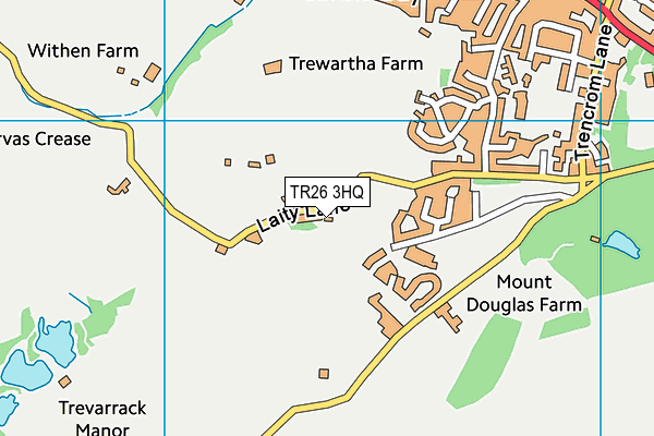 TR26 3HQ map - OS VectorMap District (Ordnance Survey)