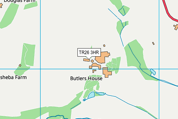 TR26 3HR map - OS VectorMap District (Ordnance Survey)