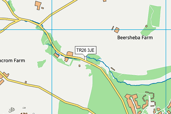 TR26 3JE map - OS VectorMap District (Ordnance Survey)