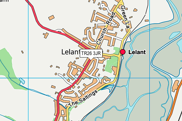 TR26 3JR map - OS VectorMap District (Ordnance Survey)