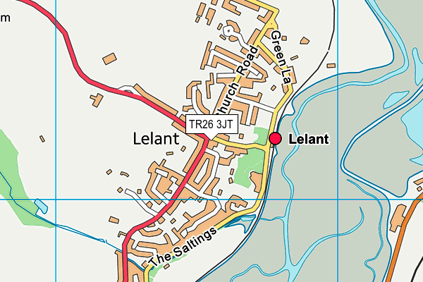 TR26 3JT map - OS VectorMap District (Ordnance Survey)