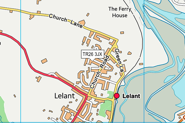 TR26 3JX map - OS VectorMap District (Ordnance Survey)