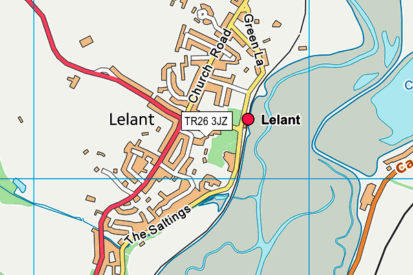 TR26 3JZ map - OS VectorMap District (Ordnance Survey)