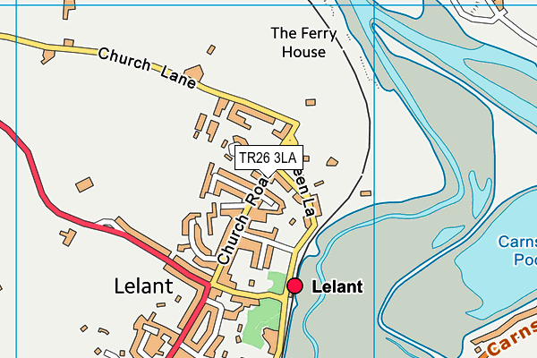 TR26 3LA map - OS VectorMap District (Ordnance Survey)