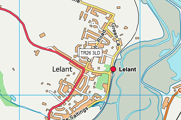 TR26 3LD map - OS VectorMap District (Ordnance Survey)