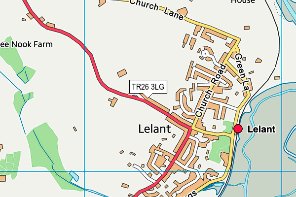 TR26 3LG map - OS VectorMap District (Ordnance Survey)