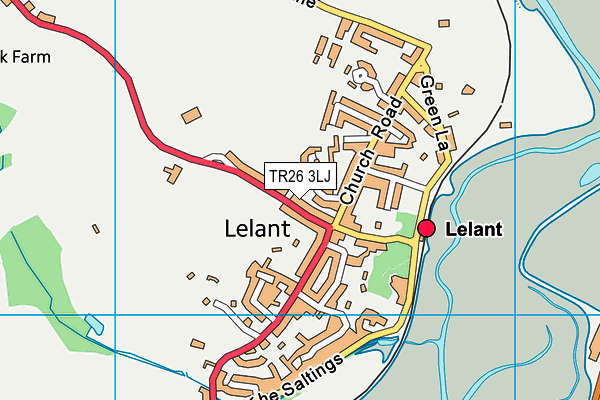 TR26 3LJ map - OS VectorMap District (Ordnance Survey)
