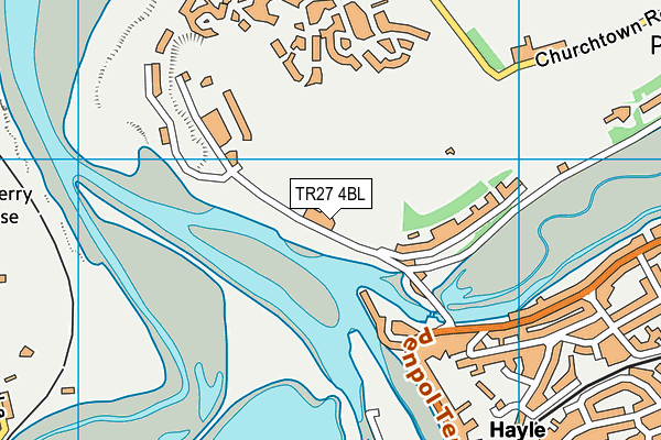 Map of HAYLE HARBOUR AUTHORITY OPERATIONS LIMITED at district scale