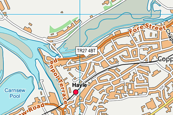 Map of MPS CARE (HAYLE) LIMITED at district scale