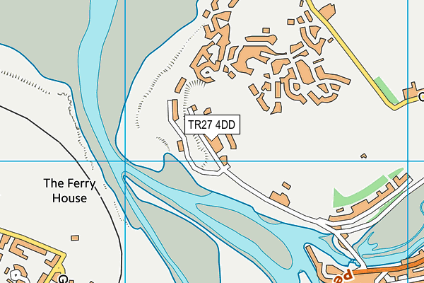 TR27 4DD map - OS VectorMap District (Ordnance Survey)
