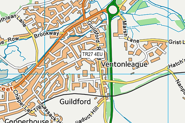 TR27 4EU map - OS VectorMap District (Ordnance Survey)