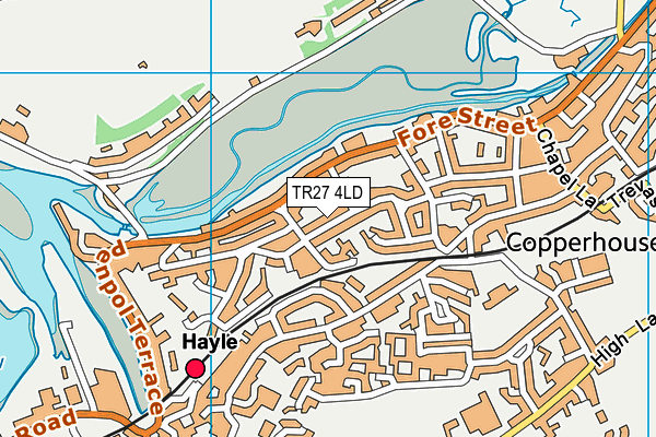 TR27 4LD map - OS VectorMap District (Ordnance Survey)