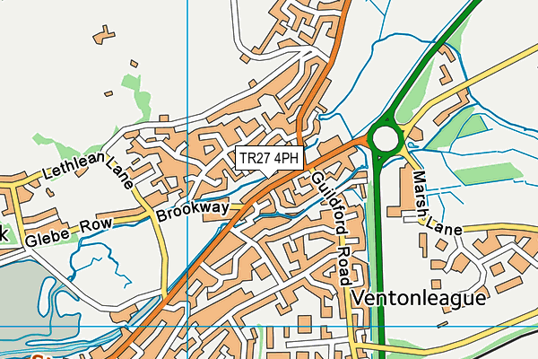 TR27 4PH map - OS VectorMap District (Ordnance Survey)