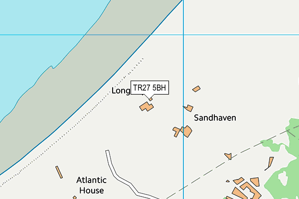 TR27 5BH map - OS VectorMap District (Ordnance Survey)