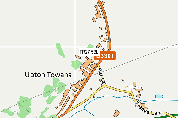 TR27 5BL map - OS VectorMap District (Ordnance Survey)