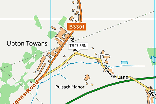 TR27 5BN map - OS VectorMap District (Ordnance Survey)