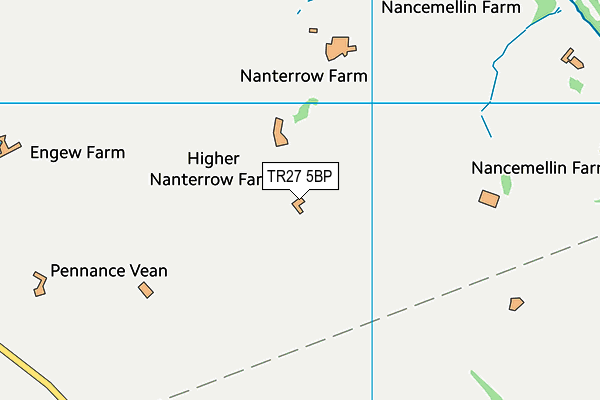 TR27 5BP map - OS VectorMap District (Ordnance Survey)