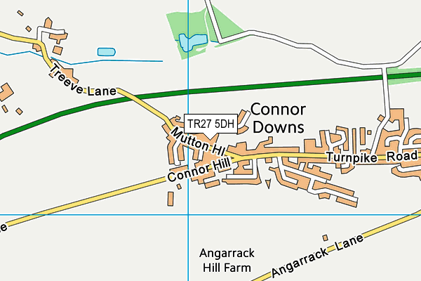 Connor Downs Academy map (TR27 5DH) - OS VectorMap District (Ordnance Survey)