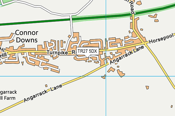 TR27 5DX map - OS VectorMap District (Ordnance Survey)