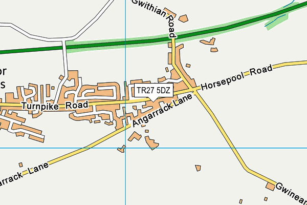 TR27 5DZ map - OS VectorMap District (Ordnance Survey)
