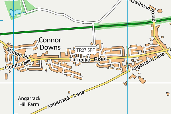 TR27 5FF map - OS VectorMap District (Ordnance Survey)