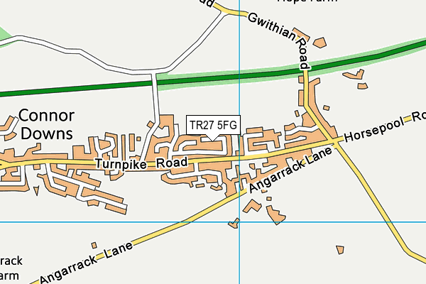 TR27 5FG map - OS VectorMap District (Ordnance Survey)