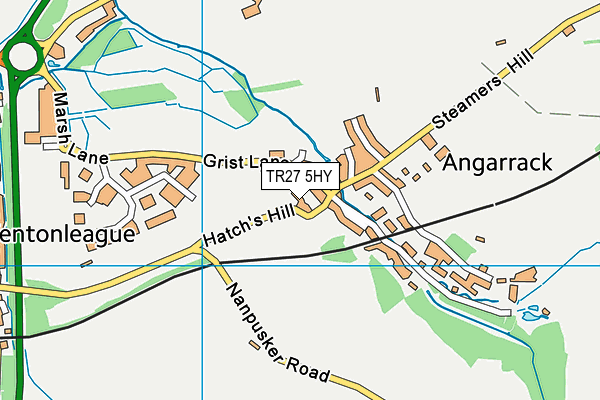 TR27 5HY map - OS VectorMap District (Ordnance Survey)