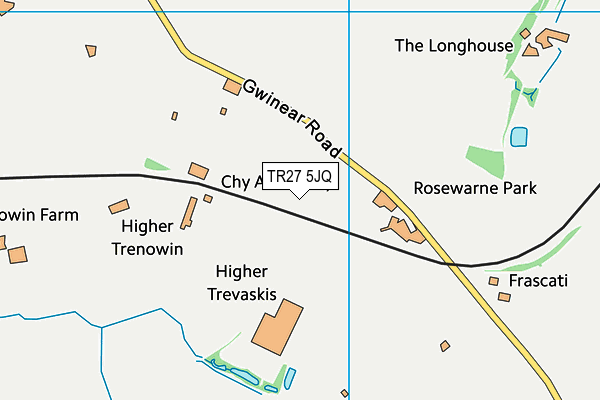 TR27 5JQ map - OS VectorMap District (Ordnance Survey)