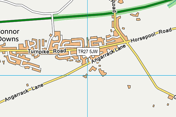 TR27 5JW map - OS VectorMap District (Ordnance Survey)