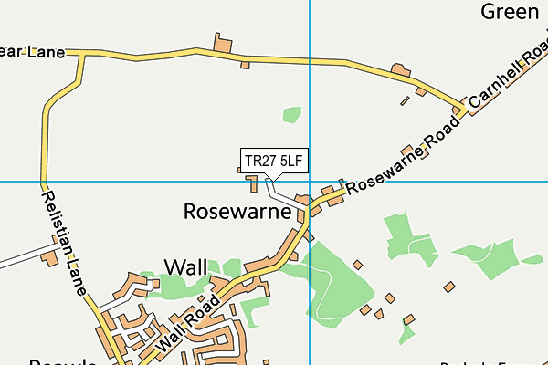 TR27 5LF map - OS VectorMap District (Ordnance Survey)
