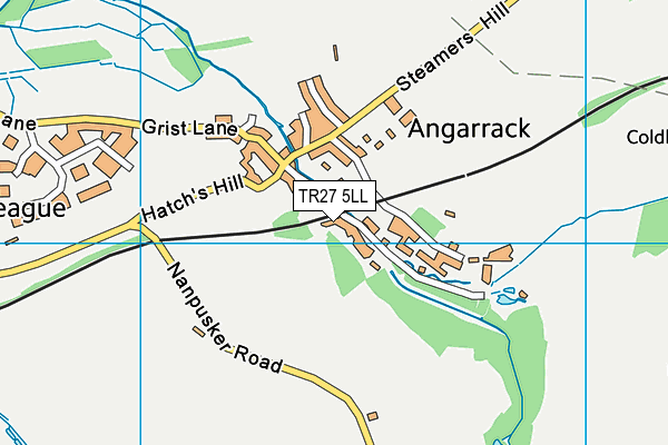 TR27 5LL map - OS VectorMap District (Ordnance Survey)