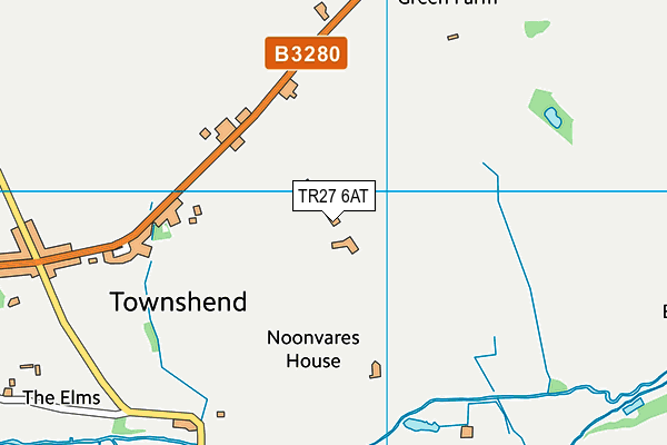 TR27 6AT map - OS VectorMap District (Ordnance Survey)